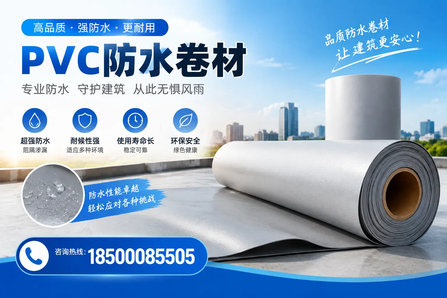 如何选择高质量的PVC防水卷材？昌吉消费者必看指南